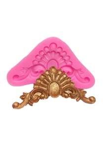 1 Khuôn Silicon, Thiết Kế Cổ Điển Tự Làm Khuôn Silicon Cho Gia Đình - Hồng - Xem 1