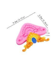 1 Khuôn Silicon, Thiết Kế Cổ Điển Tự Làm Khuôn Silicon Cho Gia Đình - Hồng - Xem 2