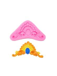 1 Khuôn Silicon, Thiết Kế Cổ Điển Tự Làm Khuôn Silicon Cho Gia Đình - Hồng - Xem 3