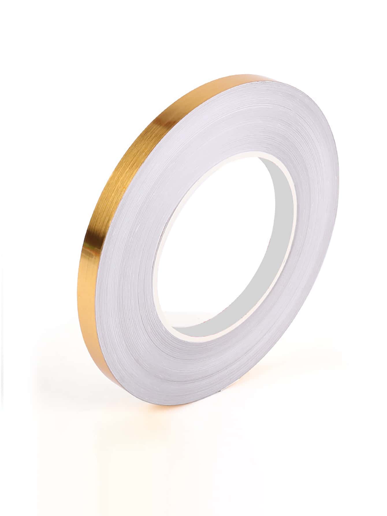 1roll PVC Floor Sealing Sticker, Minimalist Plain Floor Sealing Sticker For Home - Gold - View 1