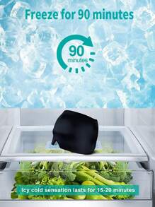 面部冰敷 - 黑色 - 查看 4