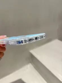 Funda transparente para teléfono con bloques de color compatible con iPhone 15/15Pro/15Plus/15Promax - Multicolor - Ver 3