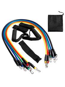 11pcs Fitness Resistance Band Set - Multicolor - View 2