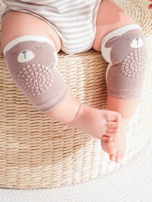 2 miếng bảo vệ đầu gối đồ họa hoạt hình cho bé chống trượt - Nhiều màu - Xem 3