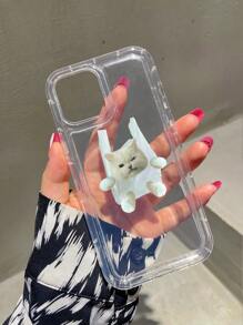 Cat Pattern Phone Case - Multicolor - View 2