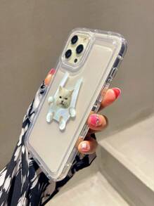 Cat Pattern Phone Case - Multicolor - View 3