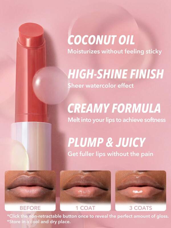 SHEGLAM PoutPerfect Shine Lip PlumperMahogany Magic Moisturizing