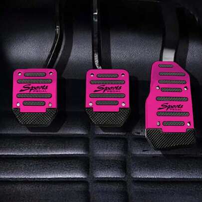 3pcs Car Universal Brake Accelerator Pedal