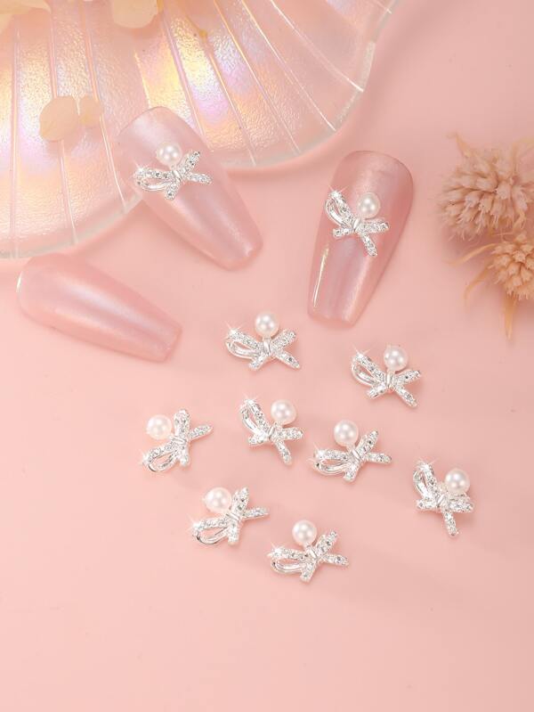 10Pcs/Pack Nail Art Decals Diy Nail Charms Nail Gems Nail Supplies Nails