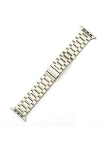 1 Dây đeo đồng hồ có thể điều chỉnh bằng thép không gỉ Tương thích với Apple Watch - trắng - Xem 3