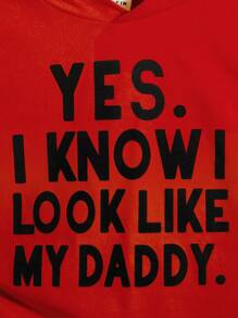 Baby Boy Slogan Graphic Hooded Tank Top & Shorts