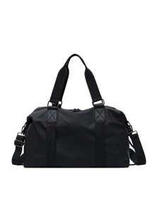 Túi Duffel Tối Giản Tay Cầm Đôi Dành Cho Thể Thao & Du Lịch - màu đen - Xem 1