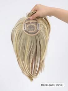 Short Straight Synthetic Hair Bangs - Piano Color - View 2