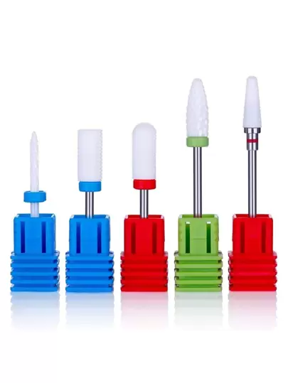 5个指甲抛光头，美甲用品，美甲工具，美甲艺术工具，返校季，美甲，美甲贴片工具