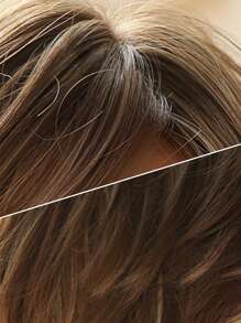 短直筒人造假髮帶劉海 - 間色 - 查看 9