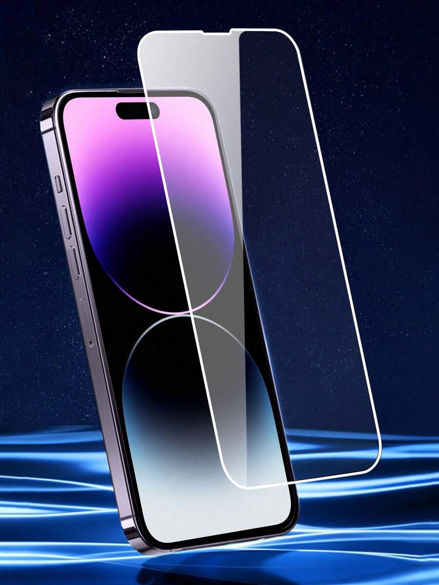 Miếng Dán Cường Lực Bảo Vệ Toàn Màn Hình HD Tương Thích Với iPhone15/15Plus/15Pro/15Promax - trắng - Xem 1