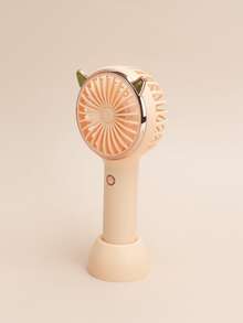 1入組塑料電風扇現代家用耳飾電風扇 - 黃色 - 查看 4