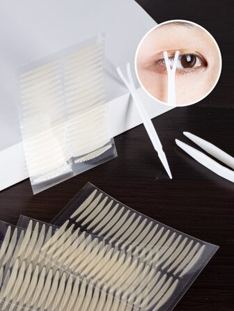NEFOUME 5pcsNatural Lace Self-Adhesive Fiber One-Sided Sticky Double Eyelid Tapes Stickers, Medical-Use Breathable Fiber Instantly Eyelids Lift Without Surgery, Perfect For Hooded, Droopy, Uneven, Mono-Eyelids,Makeup,Cheap,Room Decor,Vanity,Travel,Bedroom,Makeup Accessories,Cheap,Stocking Stuffers,Makeup,Makeup Tools,Cheap Stuff,Gifts,Gifts For Women,Christmas Gifts