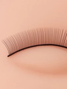 Glamlash 5pairs 8mm Training Eyelashes Extension Practice False Lashes For Beginner Teaching Eye Extension - Black - View 4