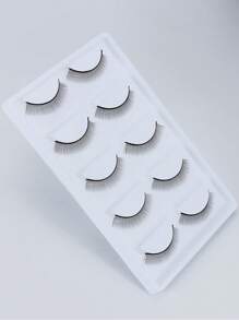 Glamlash 5pairs 8mm Training Eyelashes Extension Practice False Lashes For Beginner Teaching Eye Extension - Black - View 6