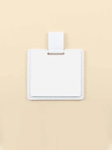 1 pieza Espejo portátil, espejo de vanidad, espejo de bolsillo, espejo pequeño, decoración para la sala de estar, dormitorio, baño del hogar, artículo de viaje, boda, fiesta, cumpleaños, regalos para hombres, mamá, papá, mejores amigos, maestro, Año Nuevo, accesorios, regalo divertido - Blanco - Ver 6