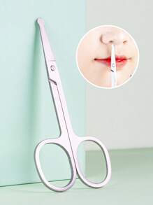 NEFOUME Stainless Steel Nose Hair Scissors - Silver - View 1