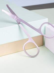 NEFOUME Stainless Steel Nose Hair Scissors - Silver - View 3