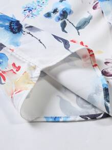 Manfinity RSRT 男士印花襯衫不帶T恤 - 白色 - 查看 4