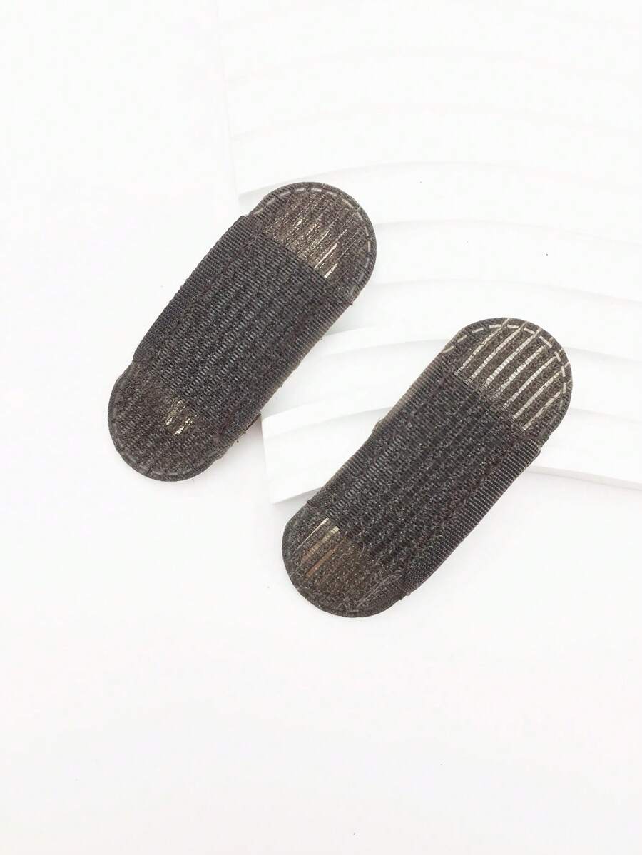 2pcs Hair Volume Increase Fluffy Pad - Coffee Brown - View 1