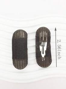 2pcs Hair Volume Increase Fluffy Pad - Coffee Brown - View 4