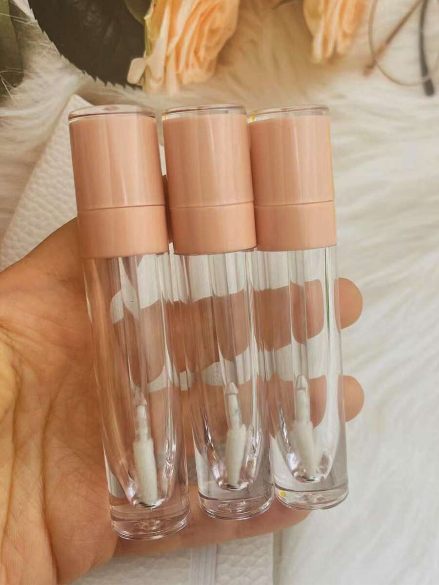 3pcs 8ml Empty Lip Gloss Tube - Dusty Pink - View 1