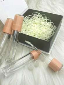 3pcs 8ml Empty Lip Gloss Tube - Dusty Pink - View 3