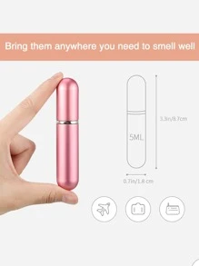 4入組5ML迷你便攜可填充香水瓶噴瓶 - 彩色 - 查看 4