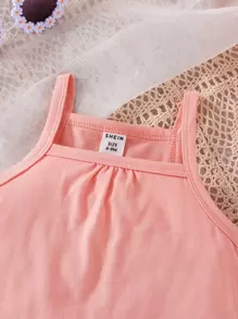 Baby Girl 3pcs Solid Cami Top - Multicolor - View 8