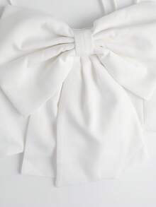 Top de tirantes unicolor con lazo delantero - Blanco - Ver 3