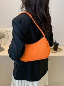 Small Hobo Bag Neon Orange Funky - Orange - View 1