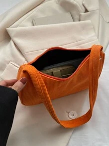 Small Hobo Bag Neon Orange Funky - Orange - View 4