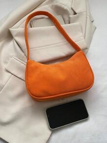 Small Hobo Bag Neon Orange Funky - Orange - View 5