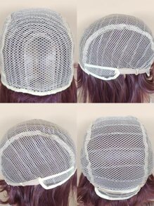 短直筒人造假髮帶劉海 - 彩色 - 查看 6