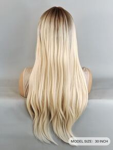 Tóc giả tổng hợp dài thẳng có tóc mái - Nhiều màu - Xem 2
