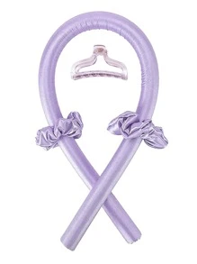 4 piezas Set accesorio de pelo unicolor - Púrpura malva - Ver 1