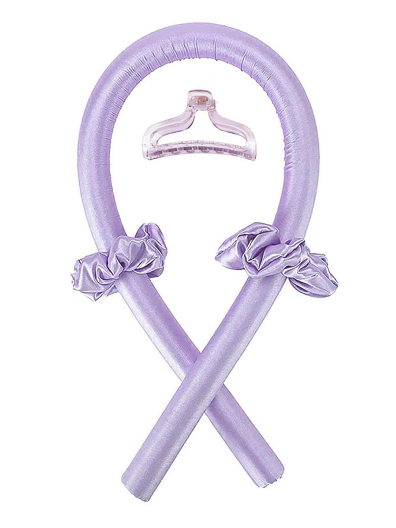 4 piezas Set accesorio de pelo unicolor - Púrpura malva - Ver 1