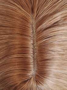 Tóc giả tổng hợp dài thẳng có tóc mái - Nhiều màu - Xem 5