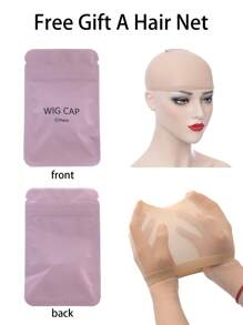 Long Straight Synthetic Wig With Bangs - Multicolor - View 5