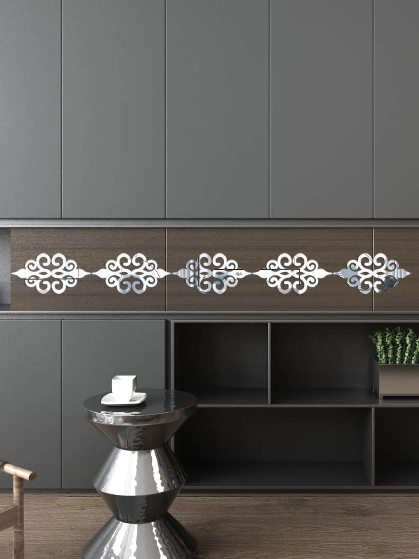 10pcs Mirror Wall Sticker, Silver Self Adhesive Decorative Mirror For Home Decor, Stickers, Wall Decal, Vinyl Decal For Home Decorations, Spring Decoration Items Refresh Your Home, Festival Decoration Stickers Gifts Birthday Graduation Wall Decor Room Decor Wall Mirror Mirror For Room Bathroom Decor Living Room Decor