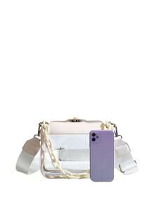 迷你透明水桶包鏈條裝飾 - 彩色 - 查看 5