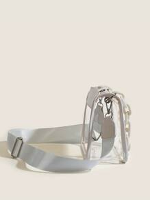 迷你透明水桶包鏈條裝飾 - 彩色 - 查看 6