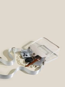 迷你透明水桶包鏈條裝飾 - 彩色 - 查看 7