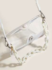 迷你透明水桶包鏈條裝飾 - 彩色 - 查看 8