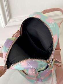 Chicas Mochila clásica con estampado cremallera - Multicolor - Ver 4